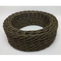 Провод декор. Витой 3х0,75 "Царский Стиль" RS-32-88 тёмная бронза